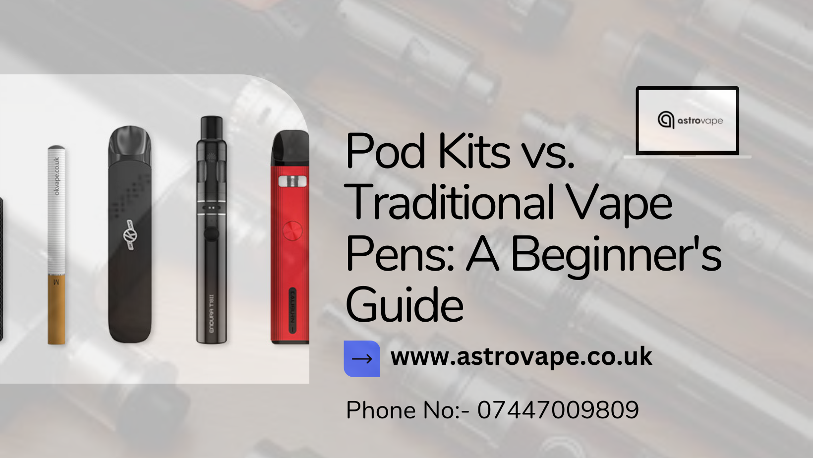 Pod Kits vs. Traditional Vape Pens: A Beginner's Guide AstroVape Pod Kits vs. Traditional Vape Pens: A Beginner's Guide AstroVape