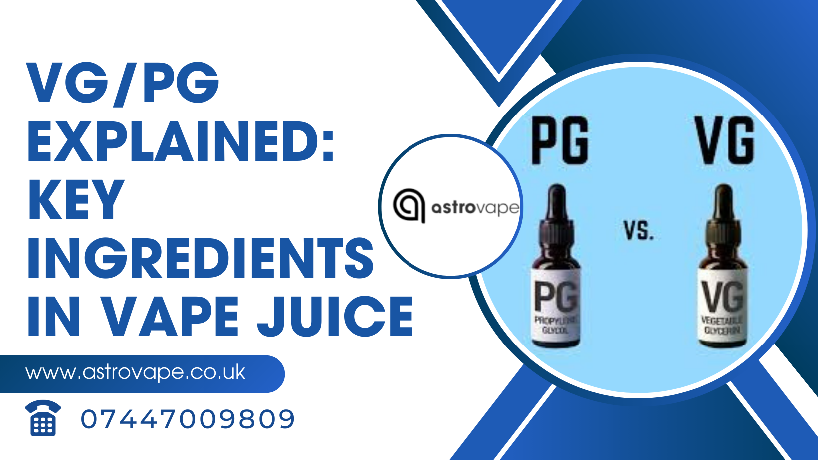 VG/PG Explained: Key Ingredients in Vape Juice AstroVape VG/PG Explained: Key Ingredients in Vape Juice AstroVape