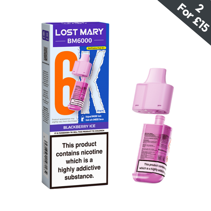 Blackberry Ice - Lost Mary BM6000 POD