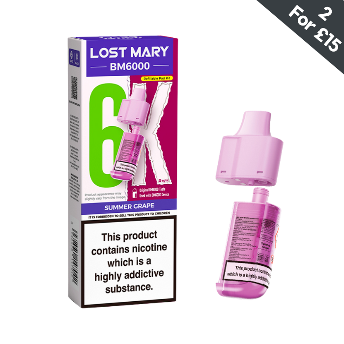 Summer Grape - Lost Mary BM6000 POD
