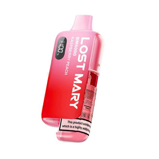 Raspberry Peach - Lost Mary BM6000 Prefilled Kit