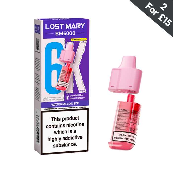 Watermelon Ice - Lost Mary BM6000 POD