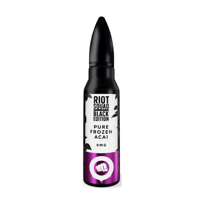 Riot Squad - Black Edition - Pure Frozen Acai 50ml Short Fill - Vape Direct