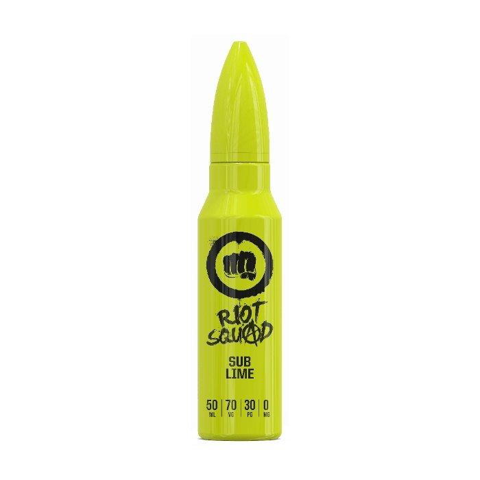 Riot Squad - Sub-Lime 50ml Short Fill Vape Juice - Vape Direct