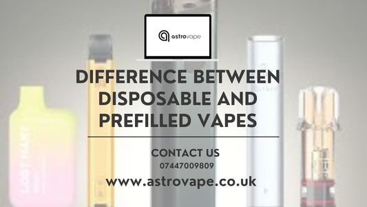 What's The Difference Between Disposable and Prefilled Vapes?