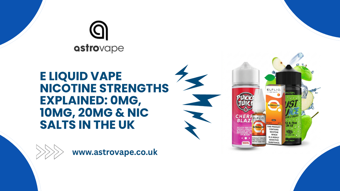 E Liquid Vape Nicotine Strengths Explained