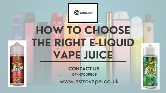 How to Choose the Right E-liquid for You?