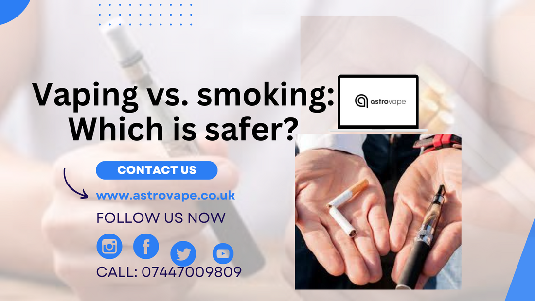 Vaping vs. smoking: Which is safer?