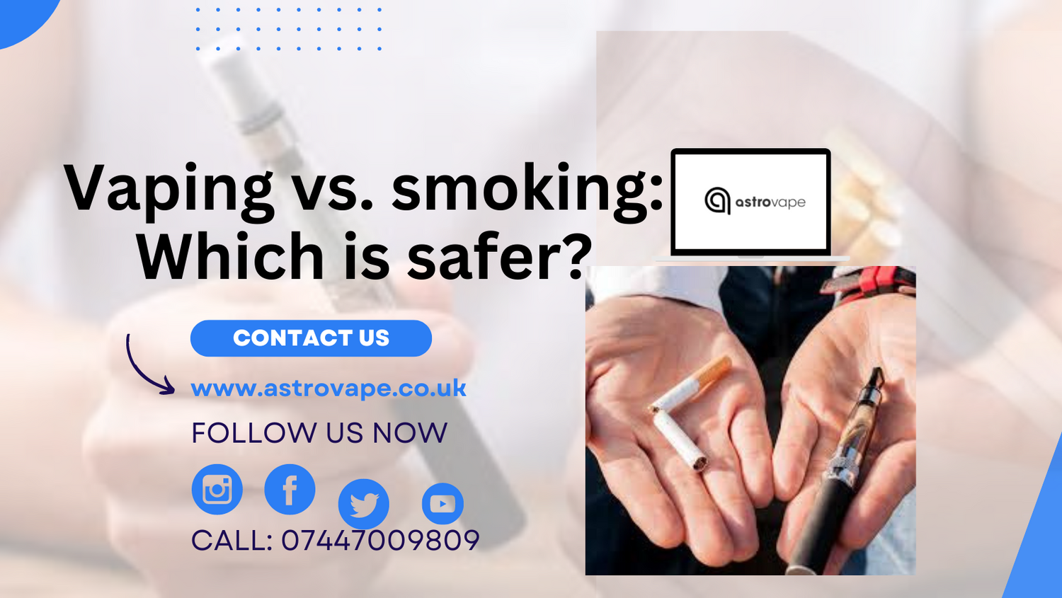 Vaping Vs Smoking Which Is Safer Astrovape