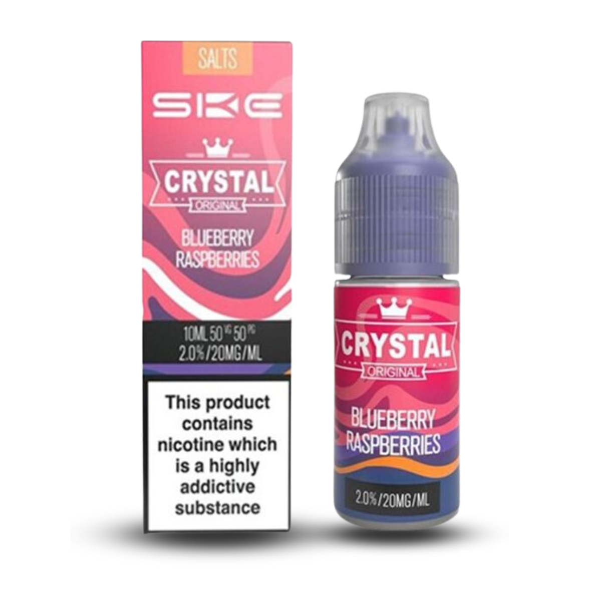 Blueberry & Raspberry SKE Salts by Crystal 10ml