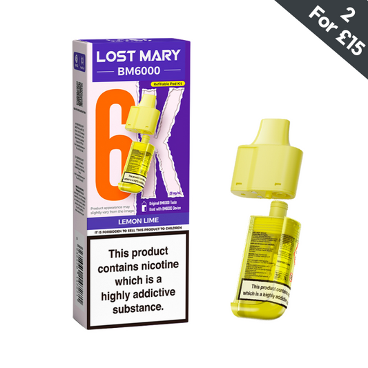 Lemon Lime - Lost Mary BM6000 POD