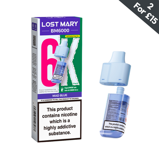 Mad Blue - Lost Mary BM6000 POD