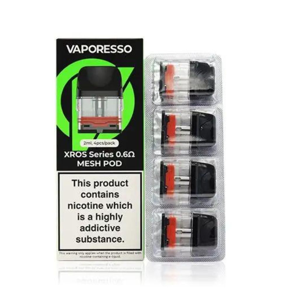 Vaporesso Replacement Xros Pods - New 4 PACK