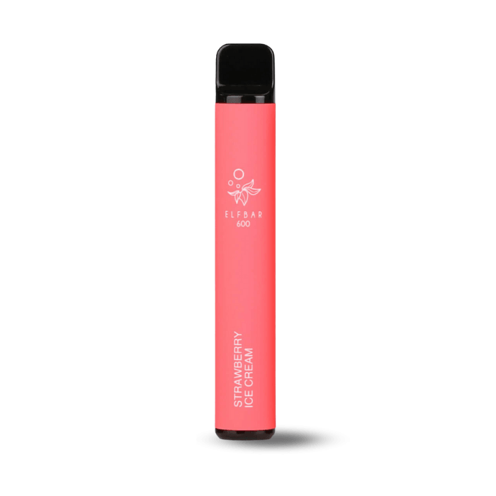 Elf Bar 600 Disposable - Strawberry Ice Cream 2% - VAPE DIRECT