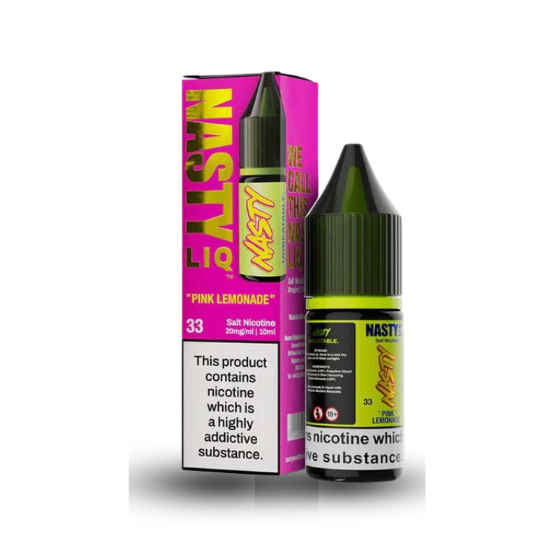 Pink Lemonade Nic Salt E-liquid by Nasty