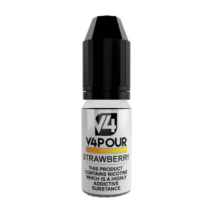 V4POUR - Strawberry 10ml Vape Juice - Vape Direct