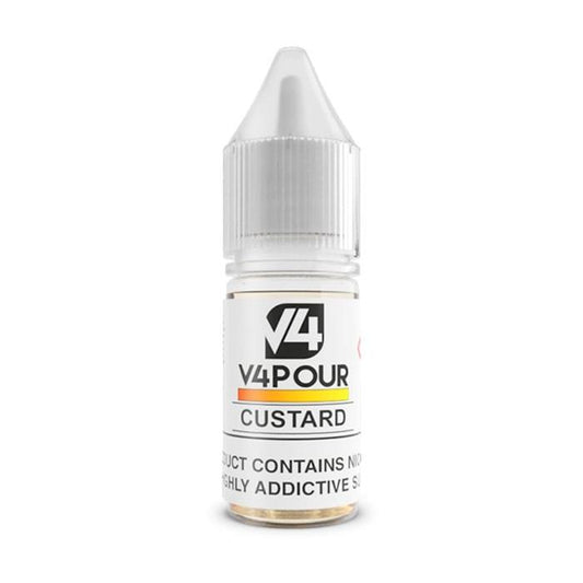 V4POUR - Vanilla Custard - 10ml Vape Juice - Vape Direct